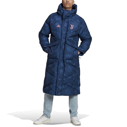 Juventus FC padded down long jacket 2023 - Adidas-1