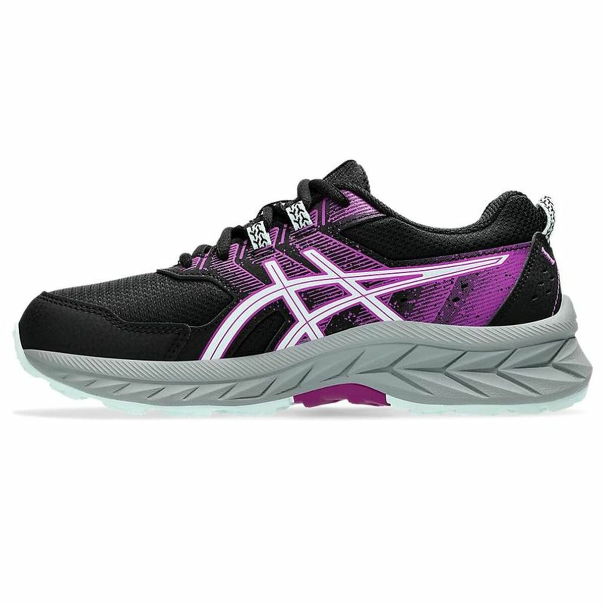 Sports Shoes for Kids Asics Pre Venture 9 Gs Black Pink-6