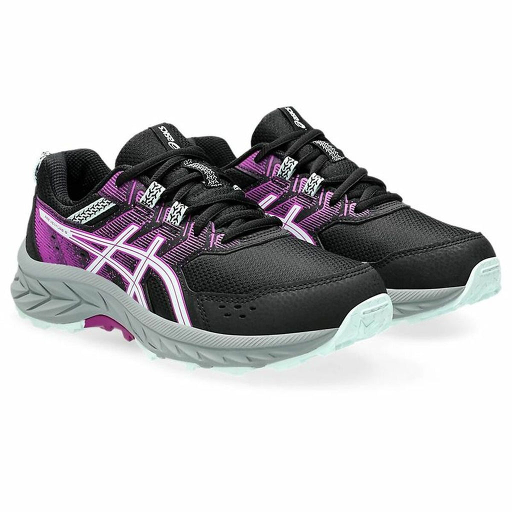 Sports Shoes for Kids Asics Pre Venture 9 Gs Black Pink-3