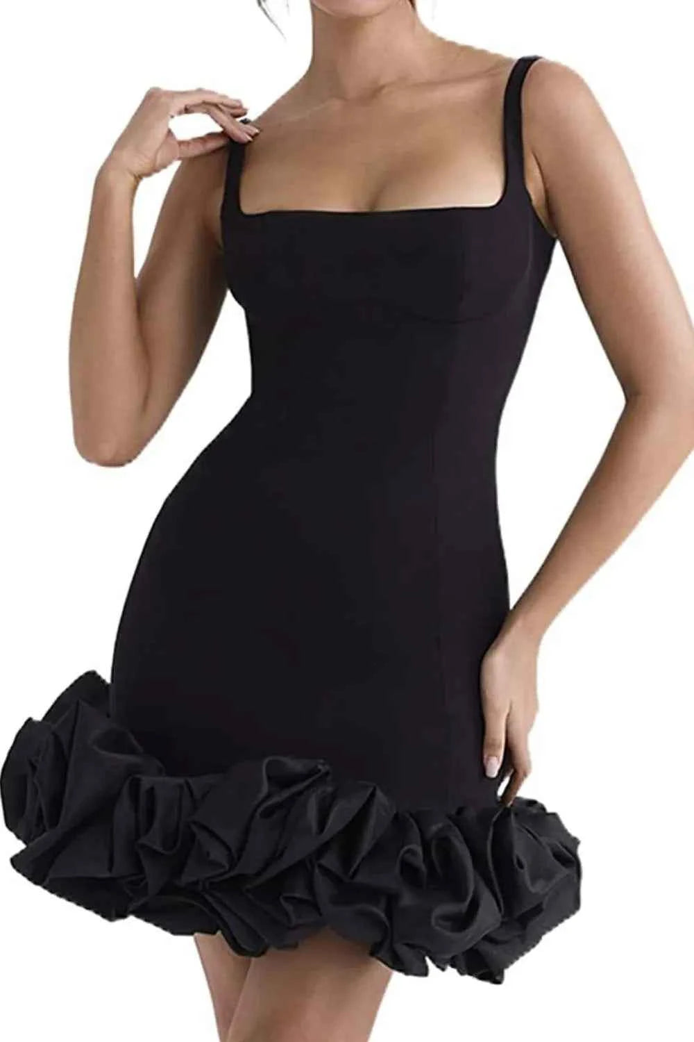 Charme Ruché – Silhouette Carrée Féminine