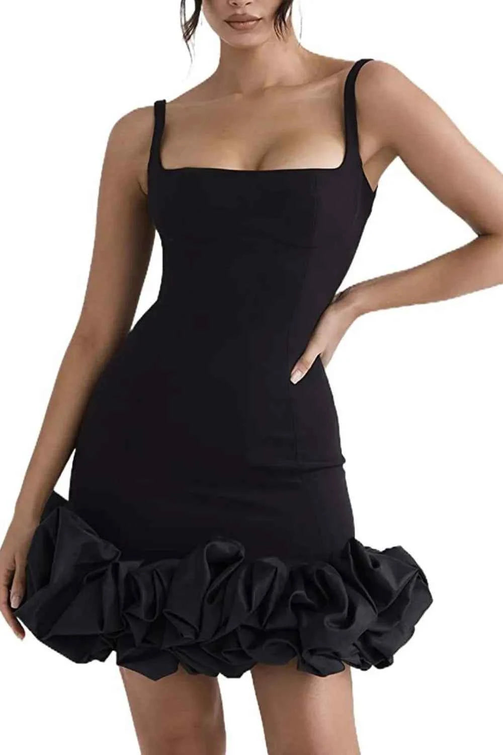 Charme Ruché – Silhouette Carrée Féminine