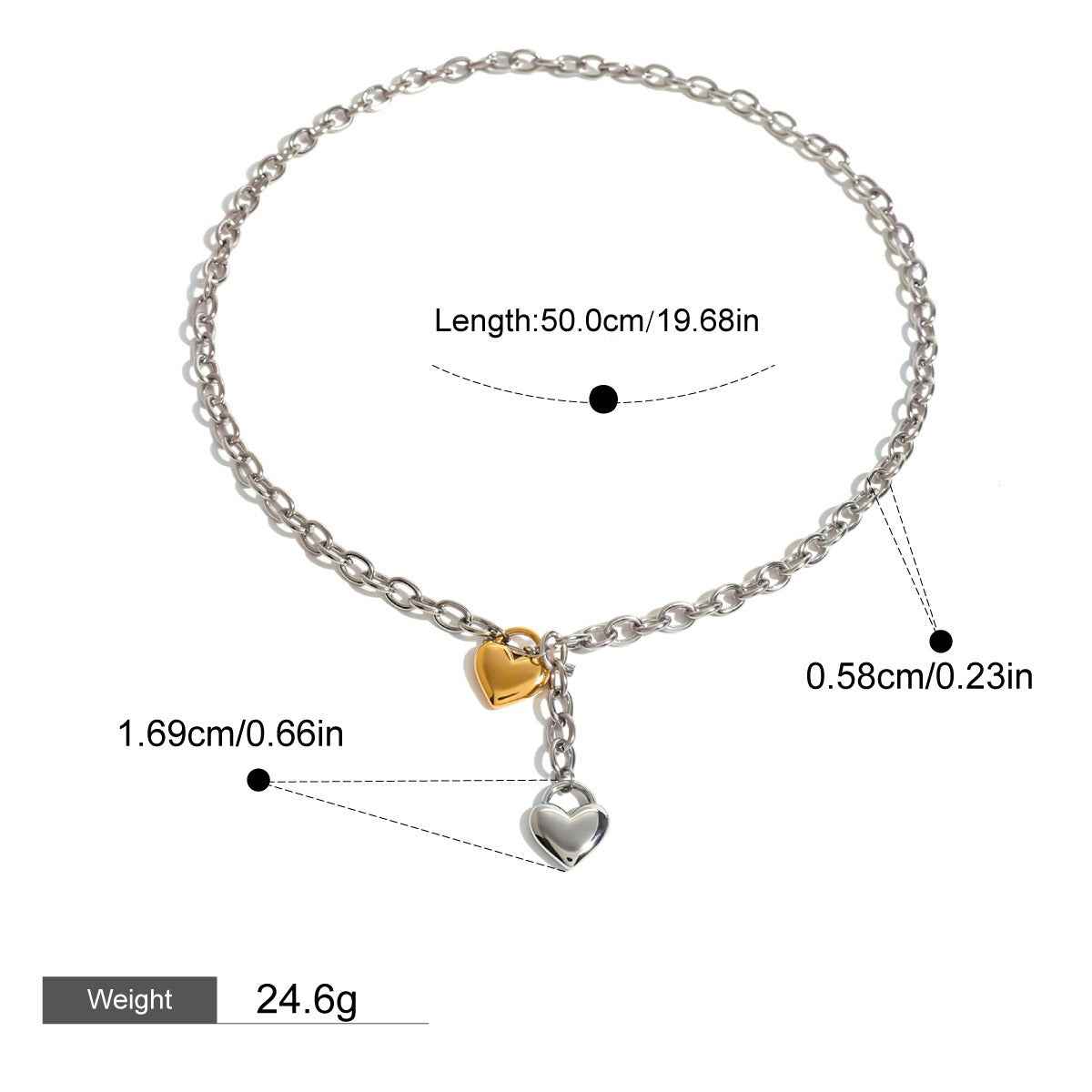 Collier Élégant – Finesse dorée et charme intemporel