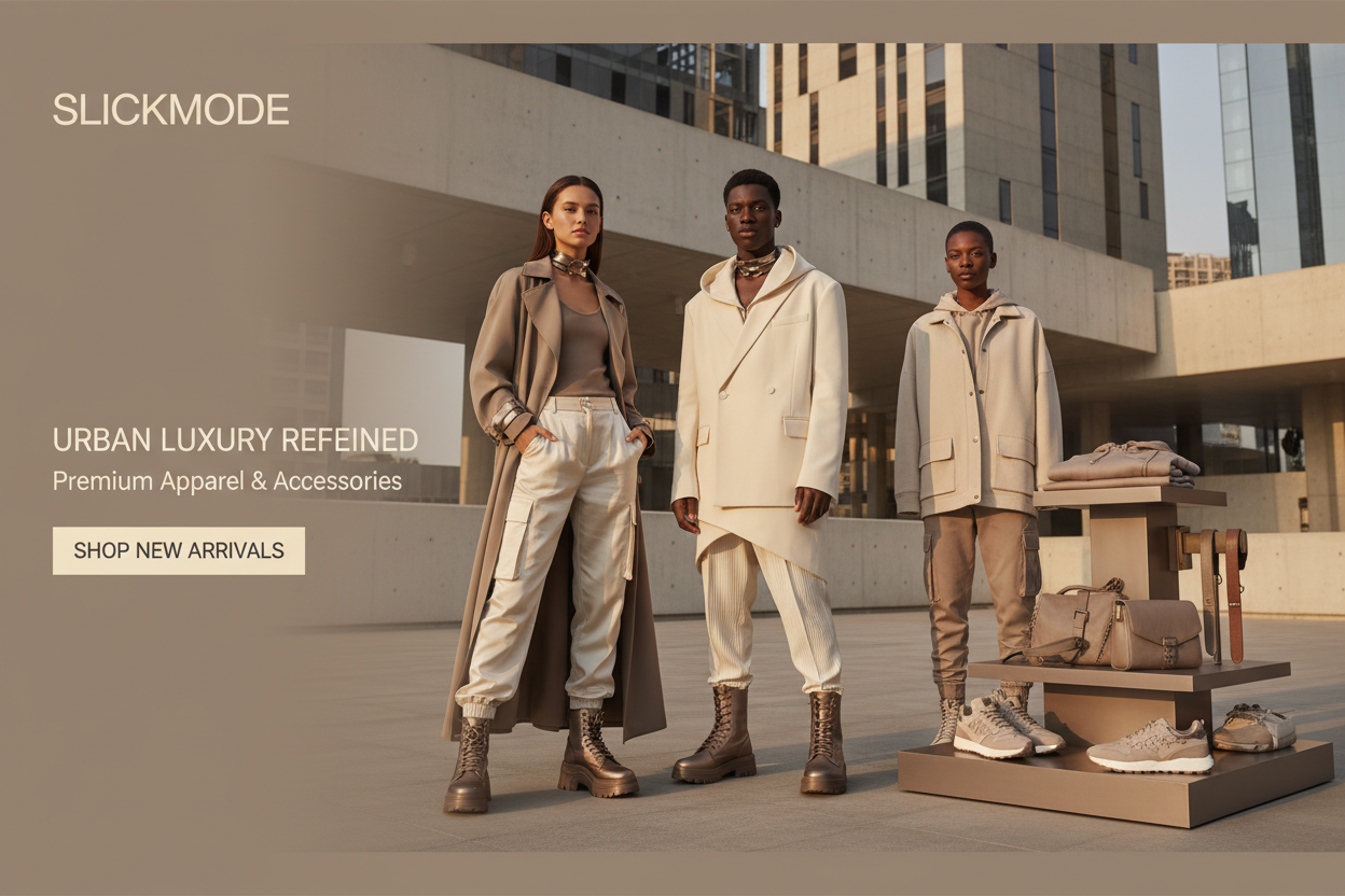 Bannière Slickmode - Style Urbain