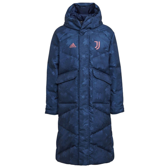Juventus FC padded down long jacket 2023 - Adidas-0