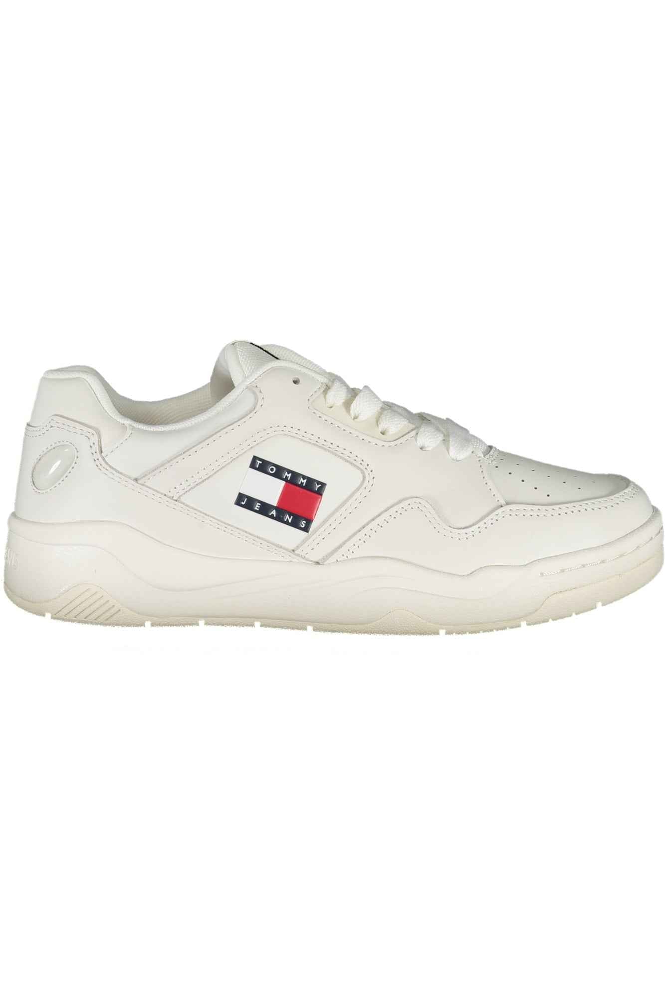 TOMMY HILFIGER WHITE WOMEN'S SPORTS SHOES