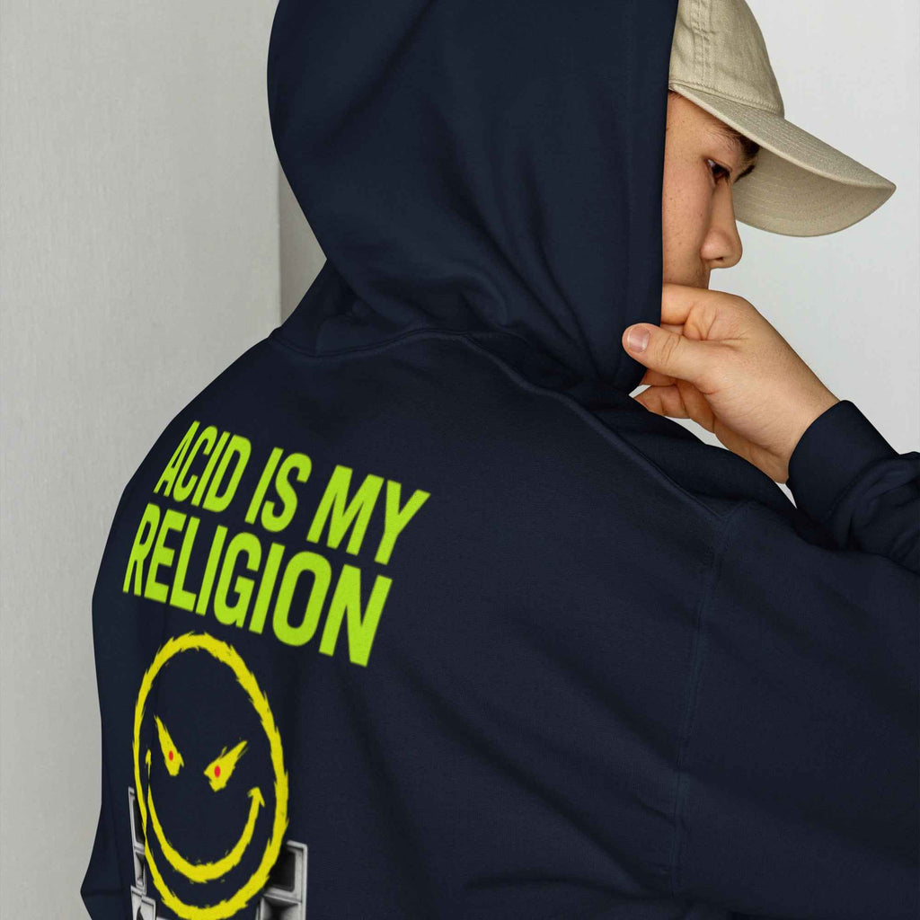Sweat à Capuche "Acid Is My Religion" – Streetwear Visionnaire