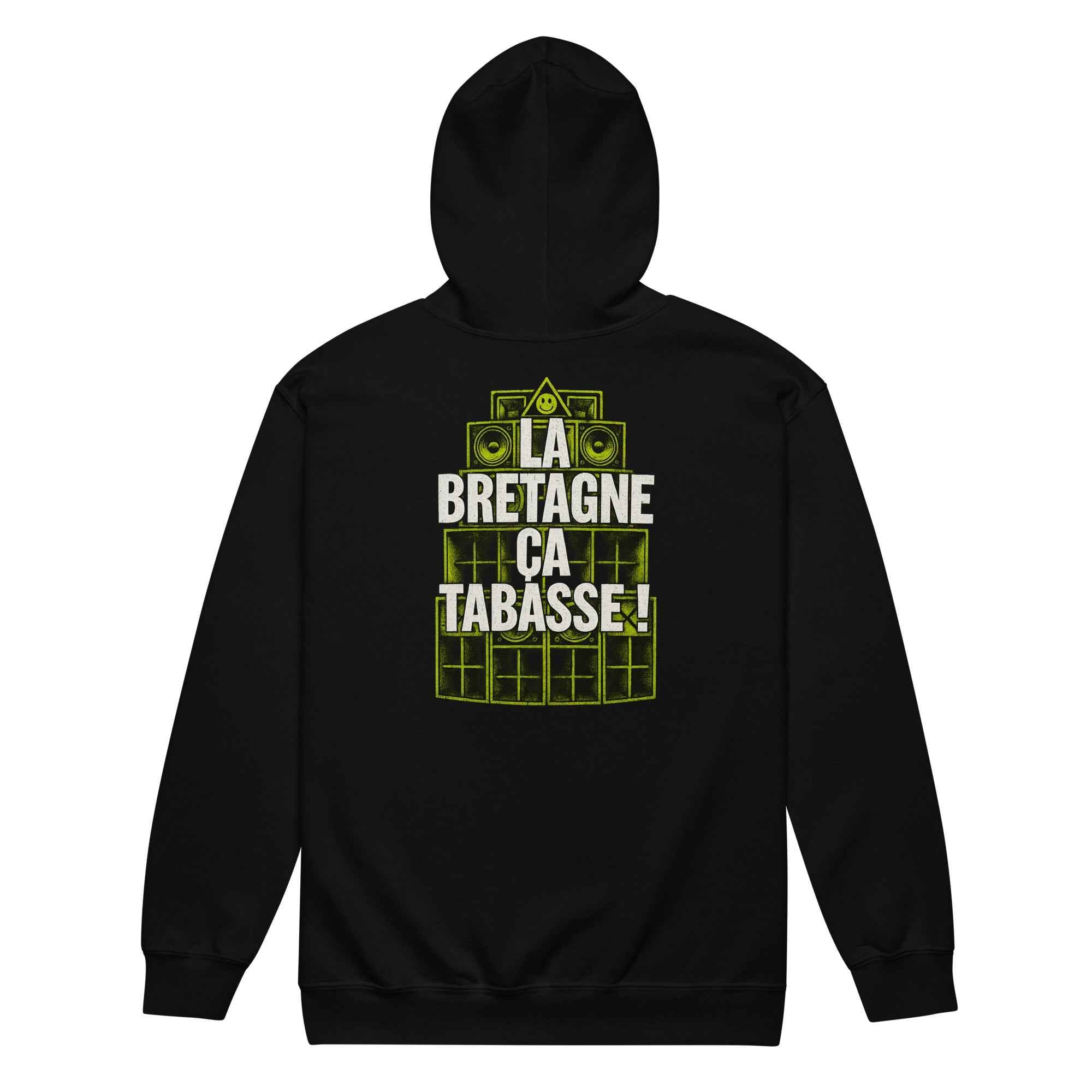 Sweat à Capuche LA BRETAGNE ÇA TABASSE - Message Fort & Humour Breton